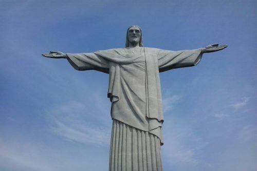 Statue du Christ Rédempteur à Rio de Janeiro au Brésil