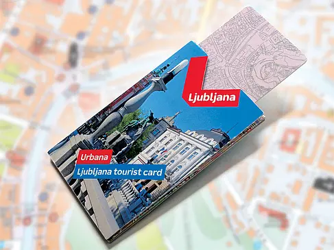 La carte touristique de Ljubljana : Urbana