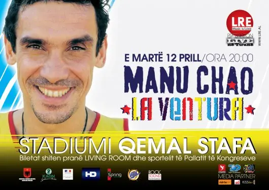 Concert de Manu Chao à Tirana (vidéos)