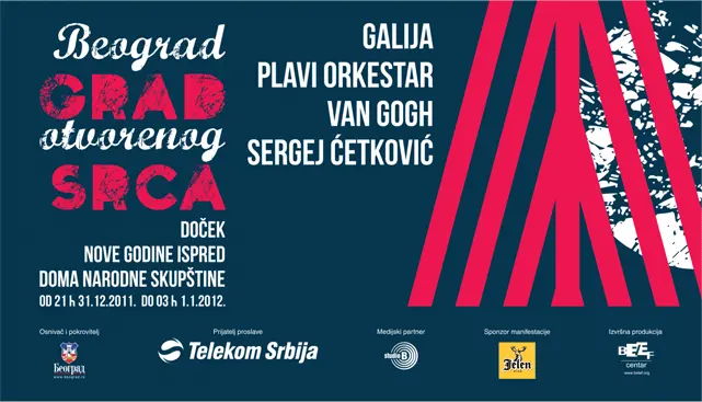 Soirée du Nouvel An à Belgrade