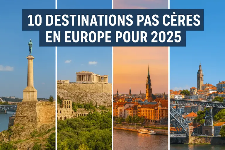 10 destinations pas chères en Europe pour 2025