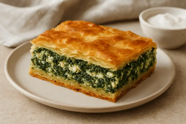 Pita Zeljanica (Bosnie, Serbie) : le feuilleté aux épinards et au fromage des Balkans