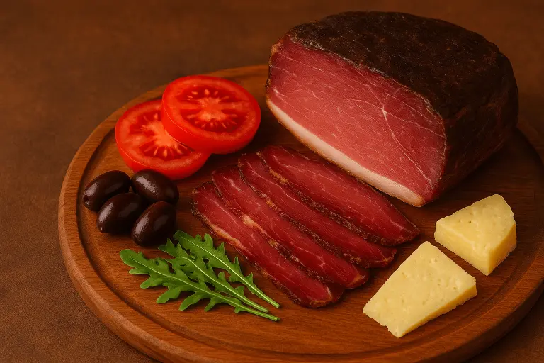 Njeguški pršut : le jambon fumé typique du Monténégro (Histoire, goût, fabrication, conseils & où en manger)