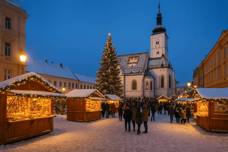 Zagreb en hiver : marchés de Noël, cafés et ambiance magique